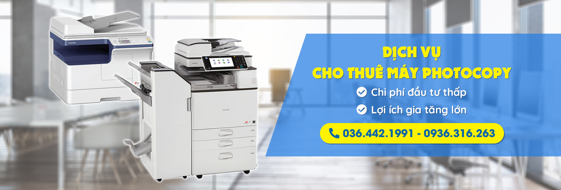 dịch vụ máy cho thuê photocopy